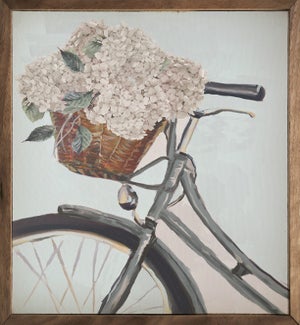 Beach Bike With Hydrangeas